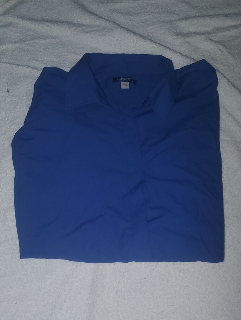 Edwardos 1867 Royal Blue Button-Up Shirt